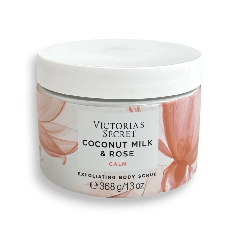 NWT Victoria's Secret Coconut Milk & Rose Exfoliating Body Scrub - Pink